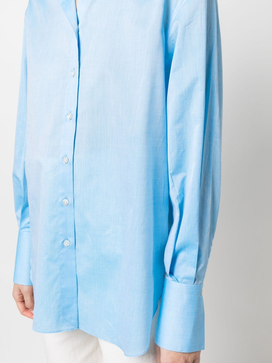Finamore 1925 Napoli Mussola Cotton Shirt For Women Lightweight Warm Weather Comfort And Versatility