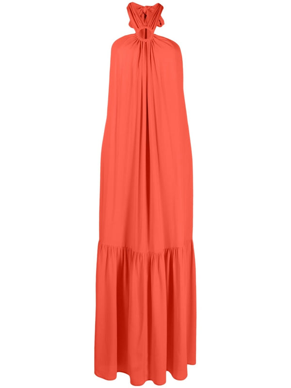 Erika Cavallini Semi-Couture Silk blend long dress