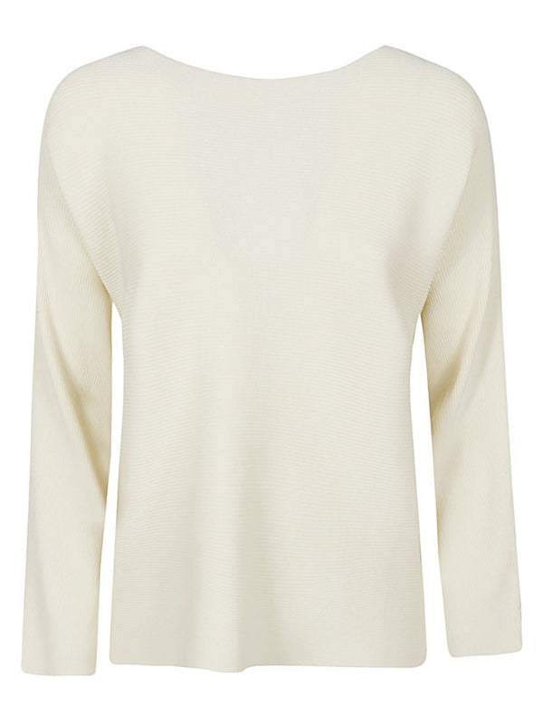 Liviana Conti Ribbed viscose sweater