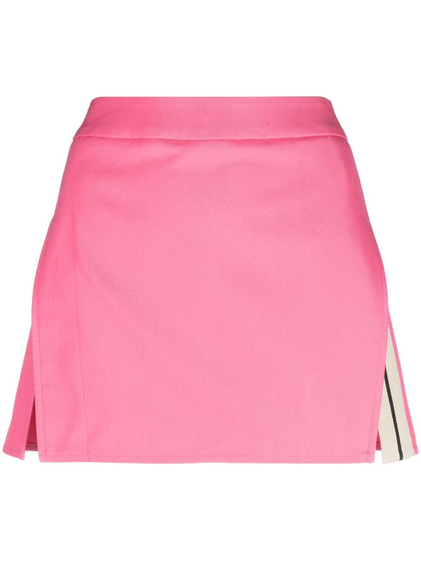 Palm Angels Cotton mini skirt
