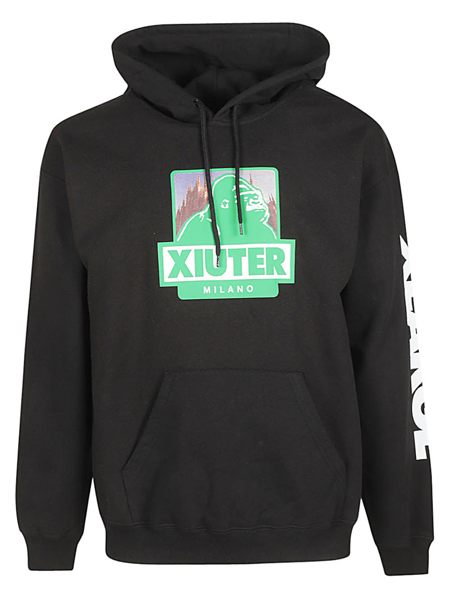 Iuter Printed Cotton Hoodie For Men 100 Percent Cotton Comfort Versatile Everyday Topwear