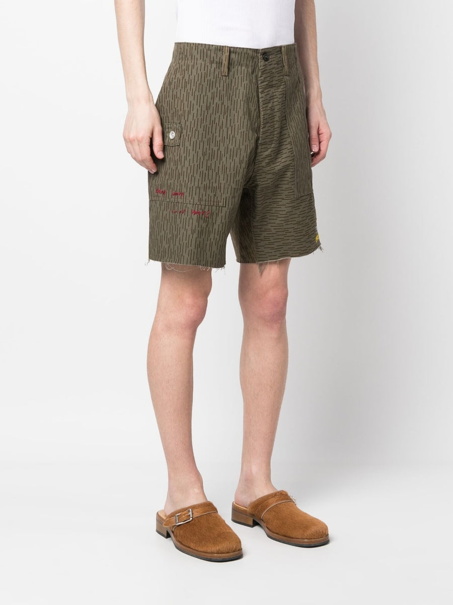 President's Camouflage Print Shorts for Men 100% Cotton, True to Size, Embroidered Logo, Rugged Everyday Wear