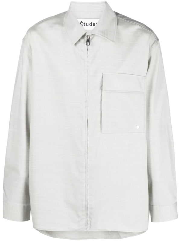 Études Ãtudes Wool blend shirt