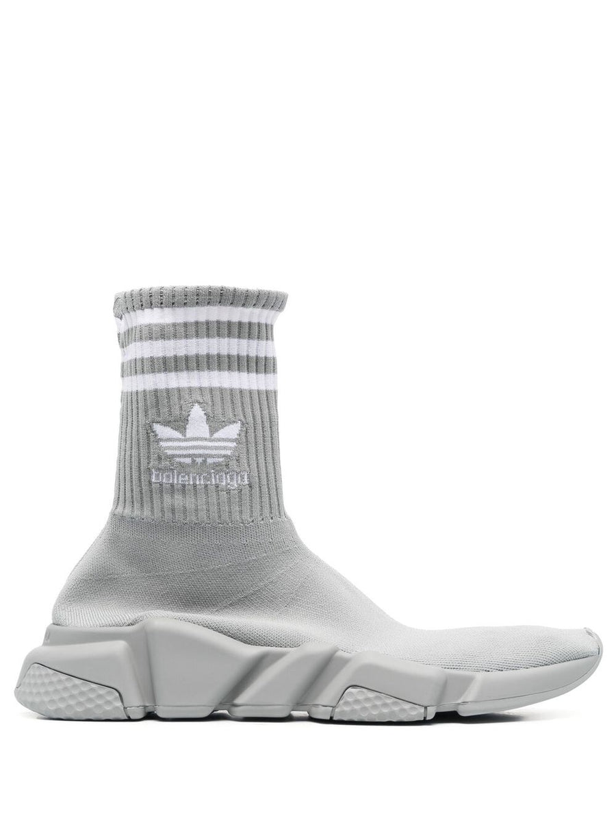 Adidas X Balenciaga Speed Sock Sneakers Knit Luxury Collaboration For Women Bold Statement Style