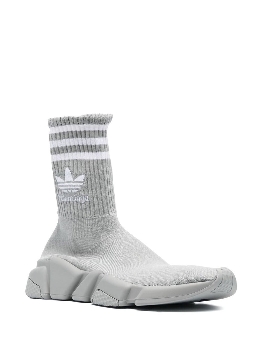 Adidas X Balenciaga Speed Sock Sneakers Knit Luxury Collaboration For Women Bold Statement Style