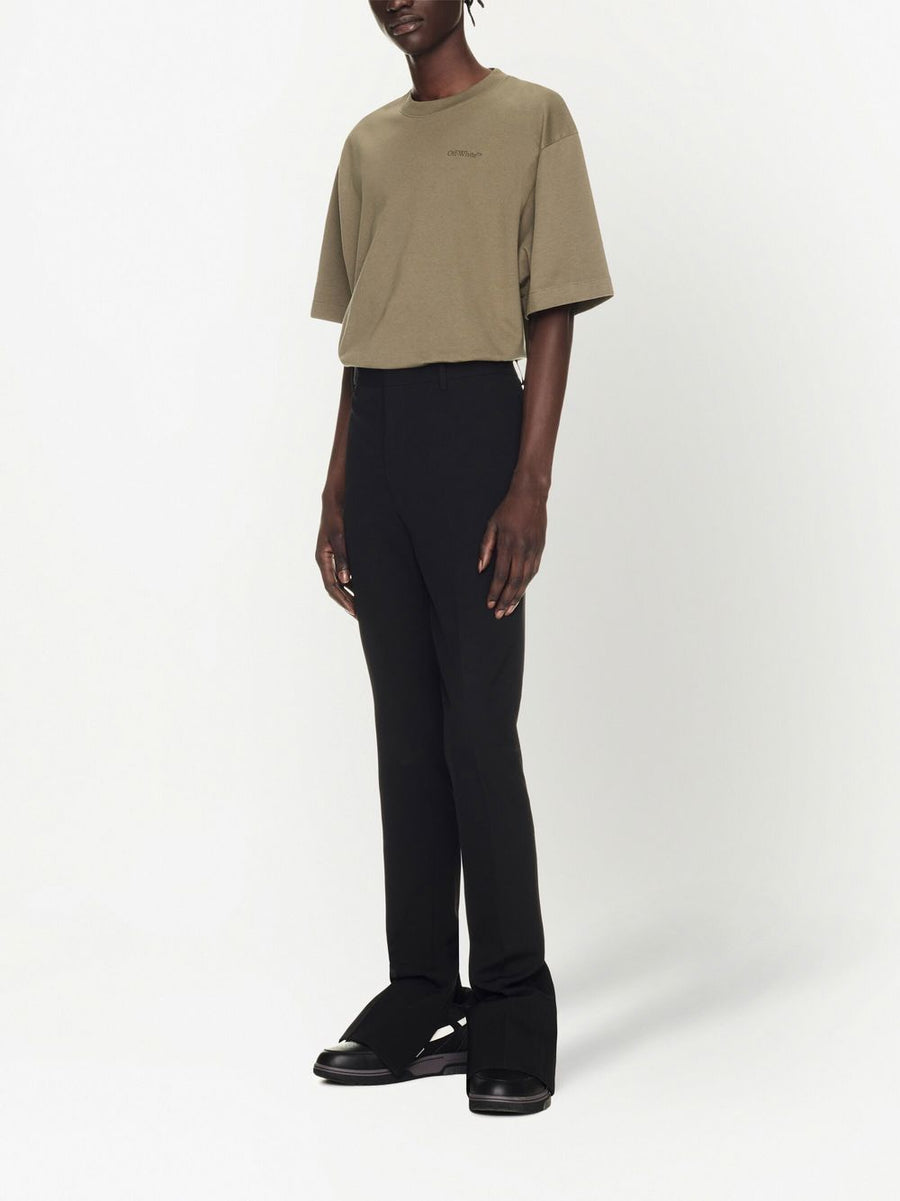 Off White Wool Skinny Trousers For Men Versatile Premium Black Dress Pants Office To Smart Casual
