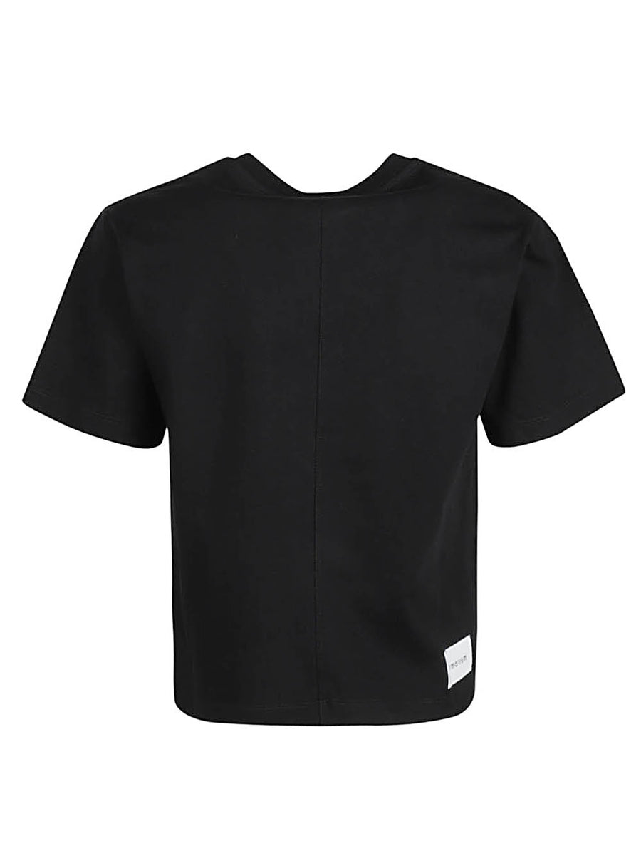 Armarium Slim Fit Cotton T Shirt Women All Day Comfort Luxury Black Basic Tee Everyday