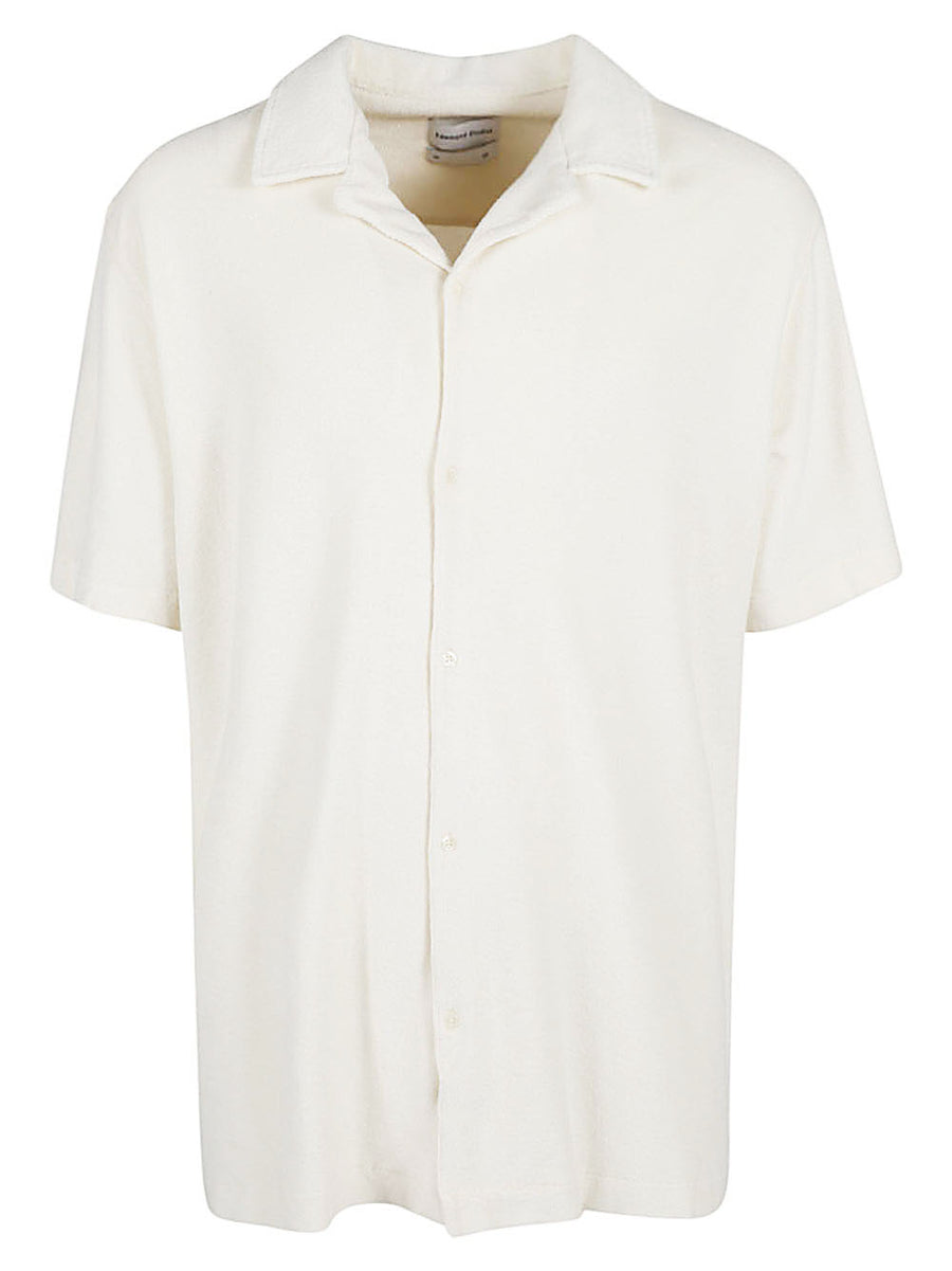 Edmmond Studios Men's Short Sleeve Shirt Cotton Modal Blend Luxury Comfort Versatile Wardrobe Essential
