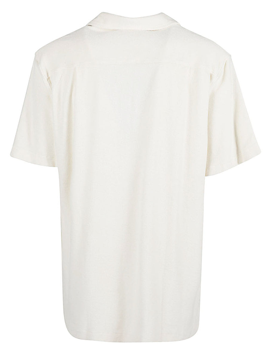 Edmmond Studios Men's Short Sleeve Shirt Cotton Modal Blend Luxury Comfort Versatile Wardrobe Essential