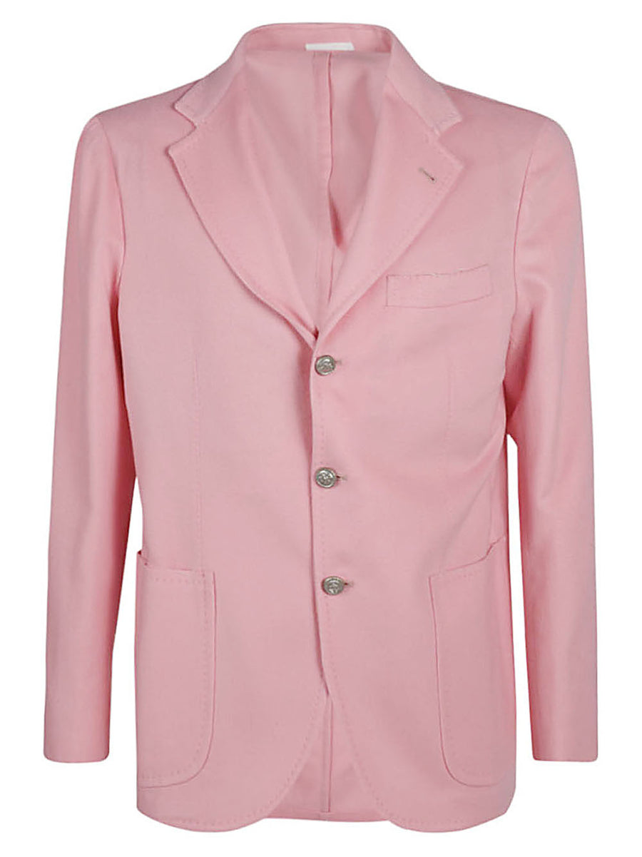 Sartorio Pink Cashmere Jacket for Men Luxurious Cashmere Cupro Lining Tailored Fit Smart Formal