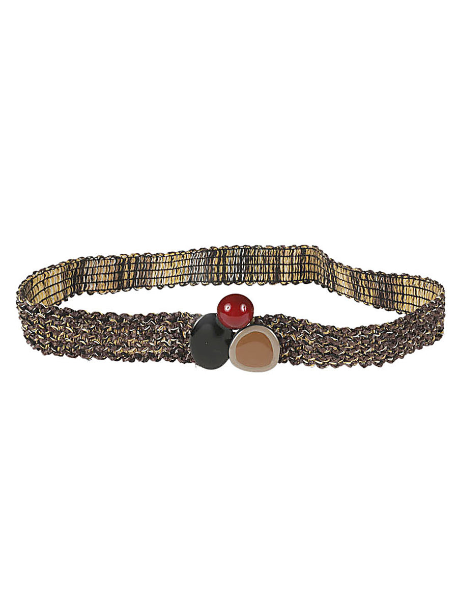 Exquisite J Raffia Belt for Women Luxurious Natural Brown Resort Chic Accessory for Summer Essential