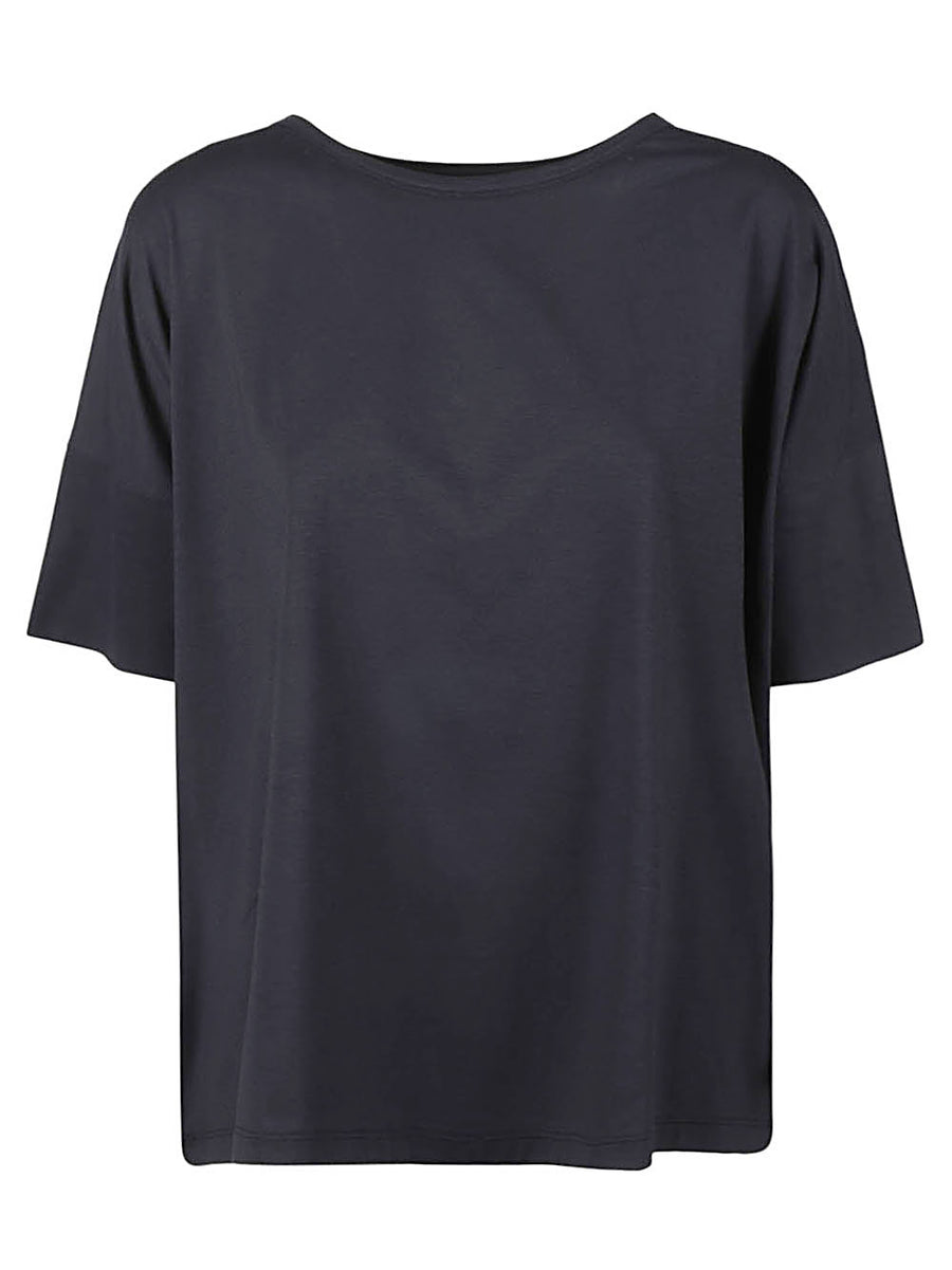 C Zero Shirt Cotton T Shirt For Women Soft Breathable Everyday Top Versatile Blue