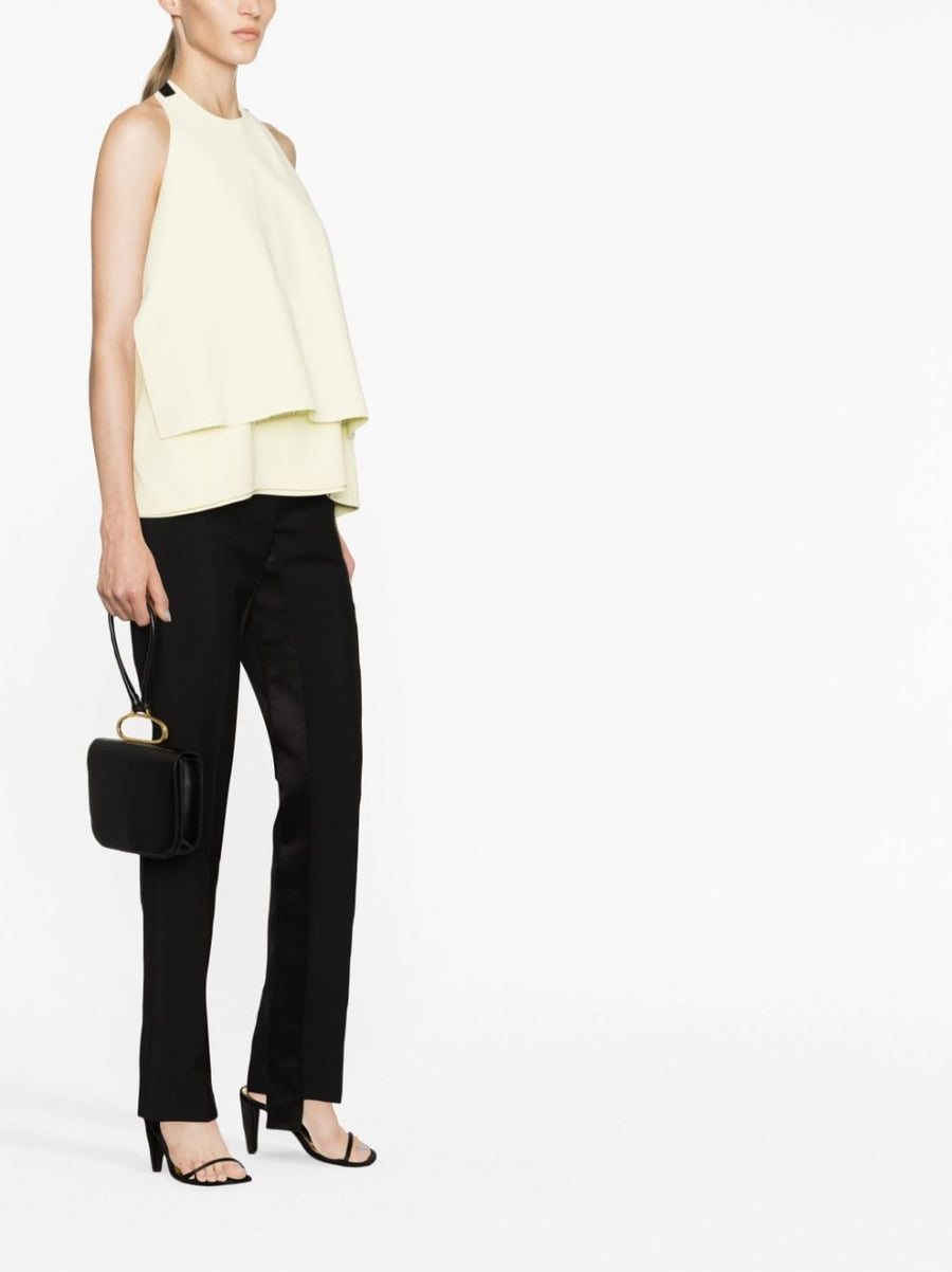Jil Sander Halterneck Open-Back Top in Bright Yellow for Women - Sculptural Silhouette With Modern Luxury
