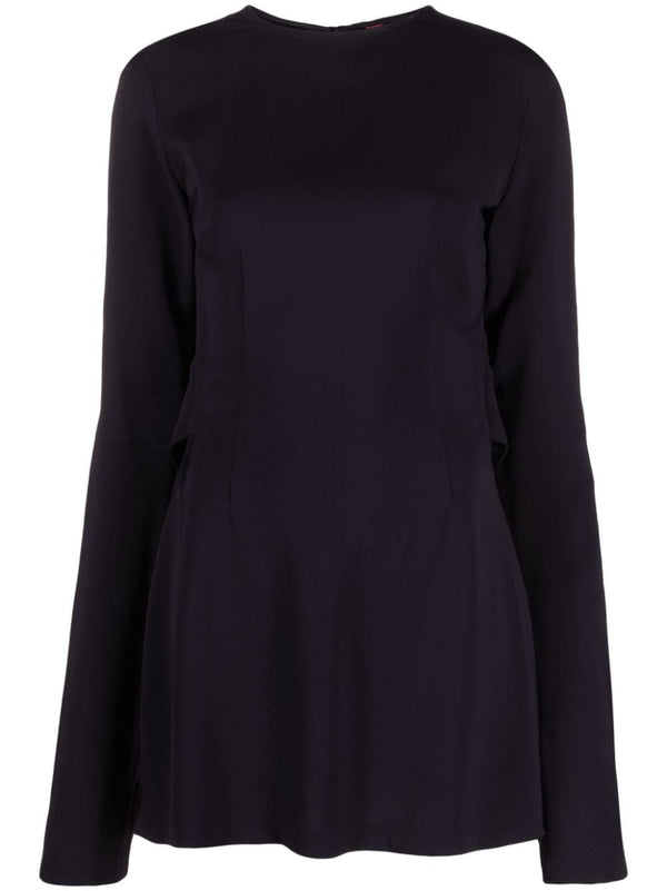 032C Flounced mini dress