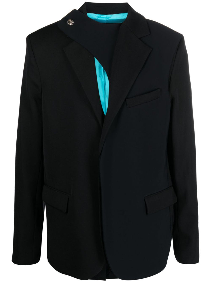 Botter Wool Blazer For Modern Men Structured Tailored Fit Versatile Virgin Wool Jacket