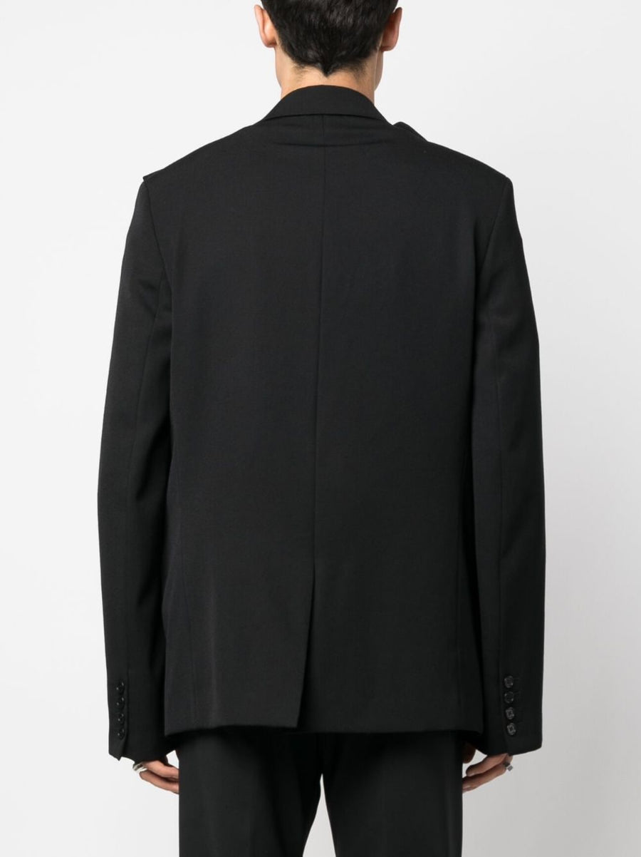 Botter Wool Blazer For Modern Men Structured Tailored Fit Versatile Virgin Wool Jacket