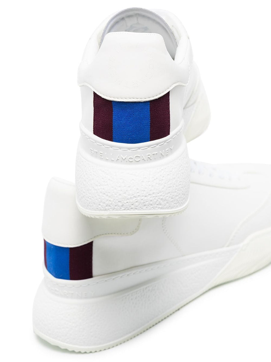 Stella McCartney Loop Faux Leather Sneakers For Women Cruelty Free Sustainable Everyday Wear With Logo Tongue