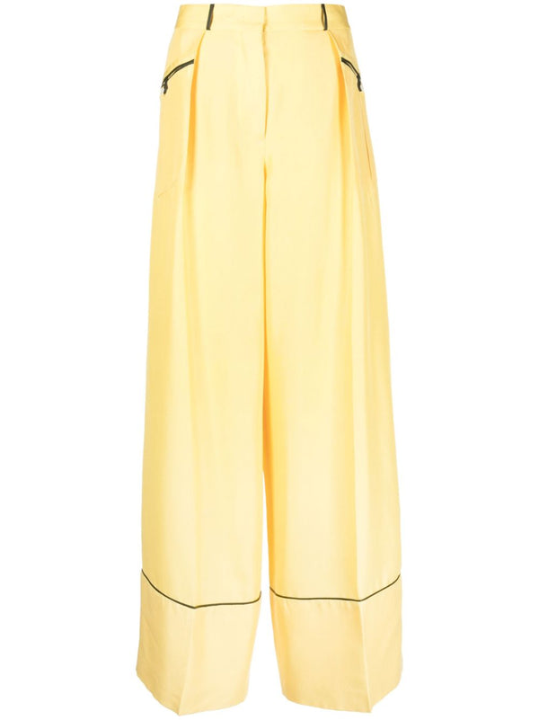 Bally Silk wide-leg trousers