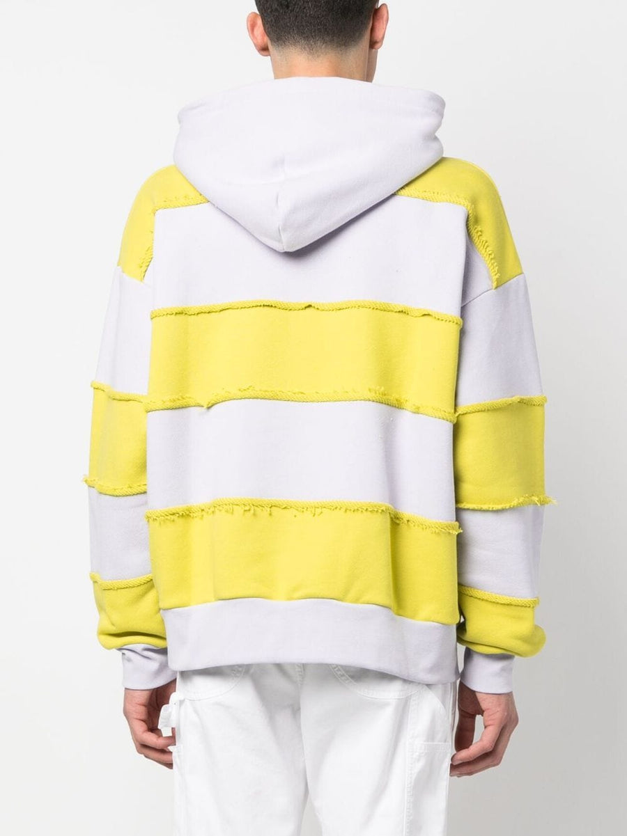 Botter Organic Cotton Hoodie For Men Bold Multicolor Stripe Drawstring Hood Sustainable Streetwear