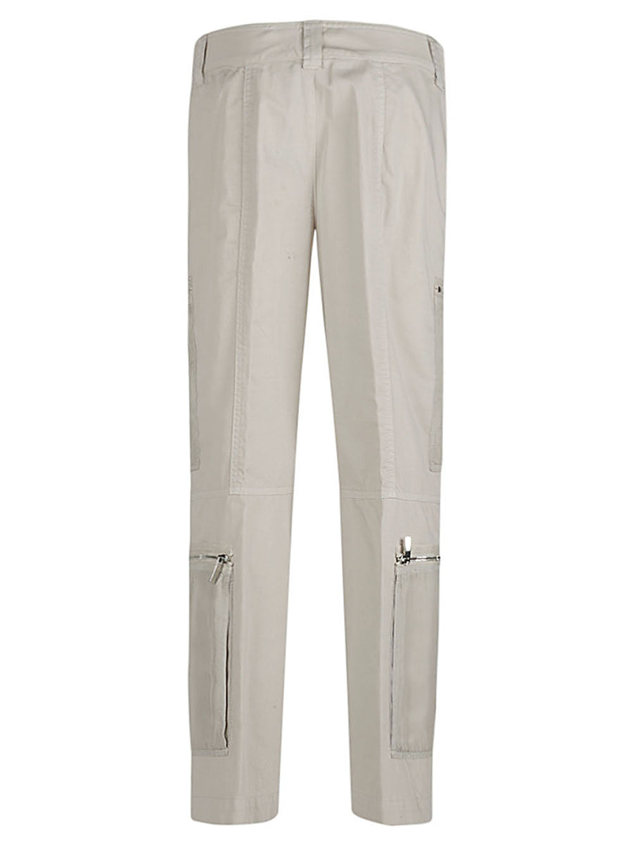 Seafarer Delta Zipped Trousers for Women, Premium Cotton Linen Blend with Silk Lining, Tailored Smart Casual