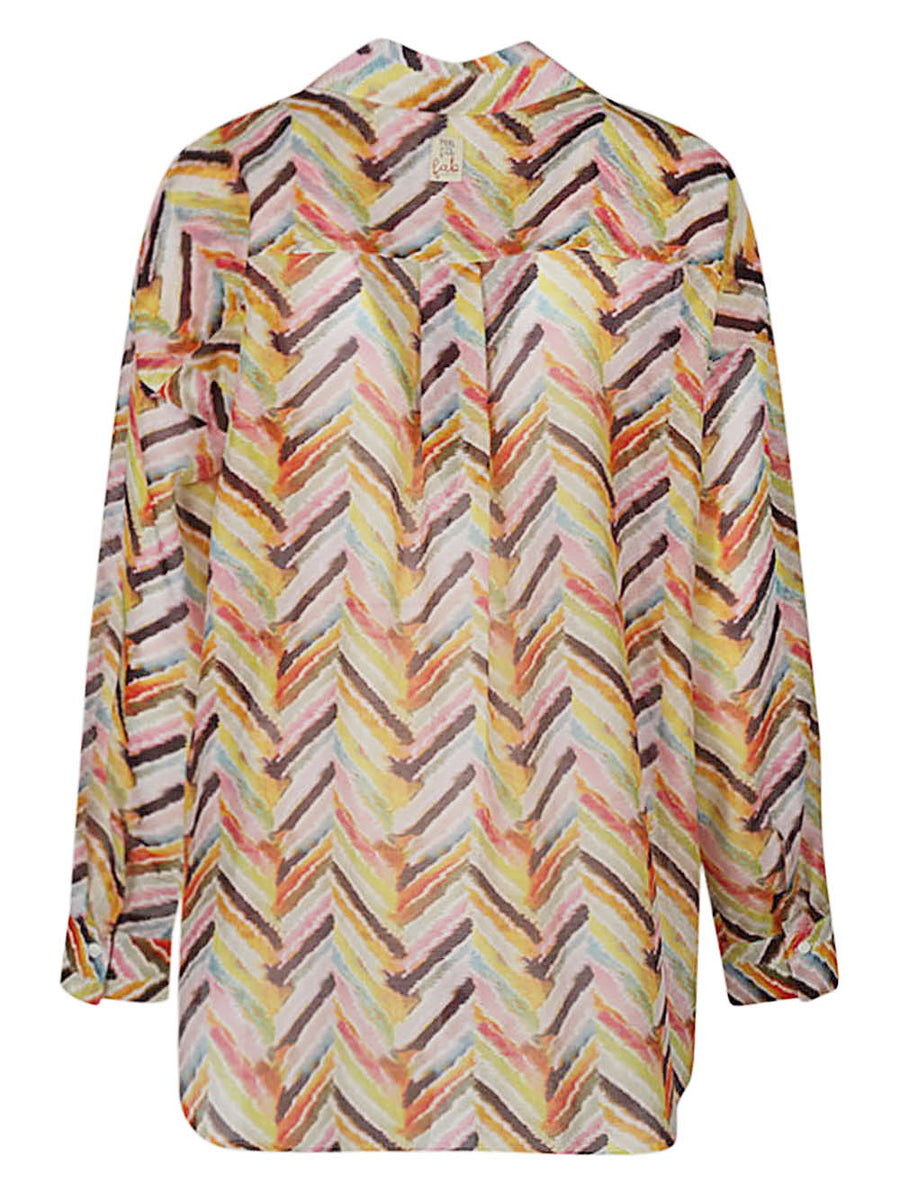 Feel Me Fab Noto Multicolor Printed Shirt For Women