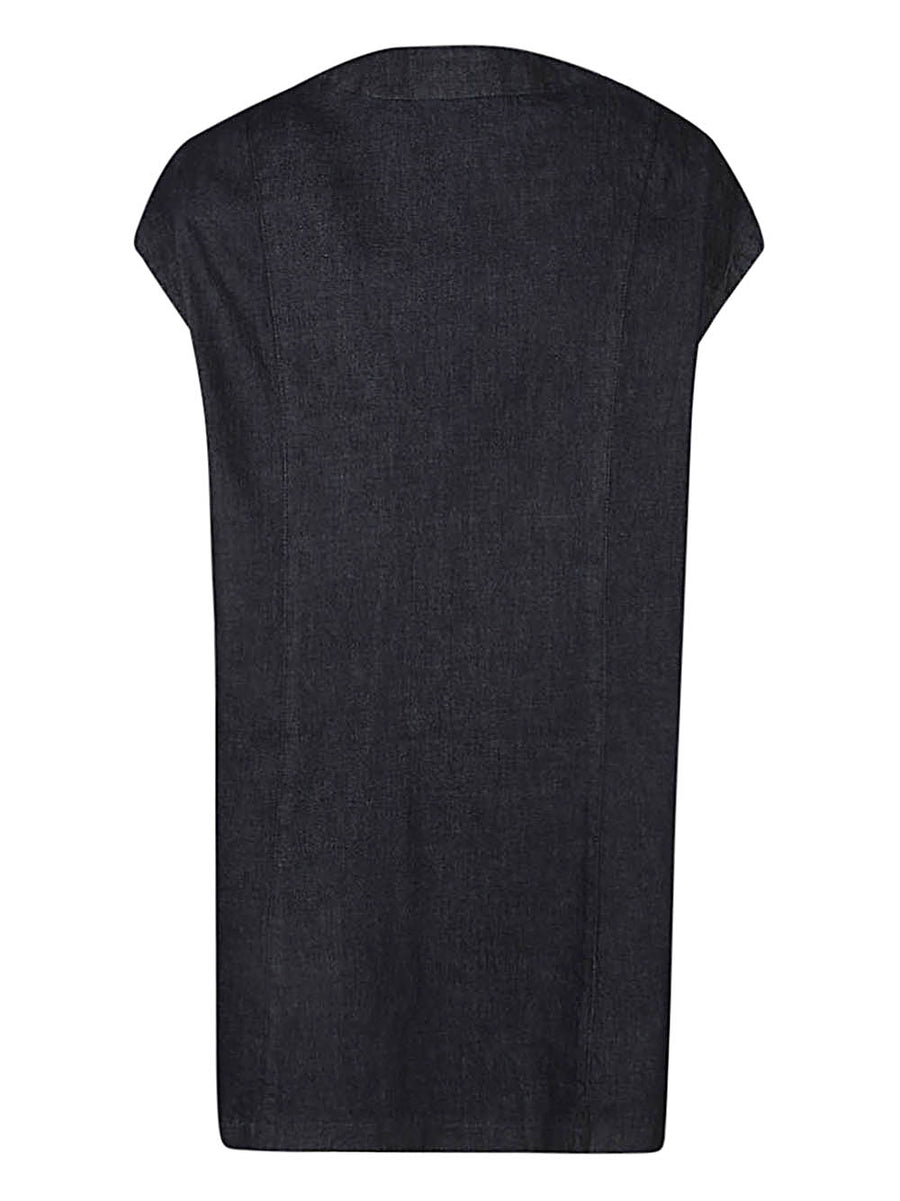 Sarahwear Cotton Long Vest For Women Breathable Lightweight Layering Versatile Blue One Size