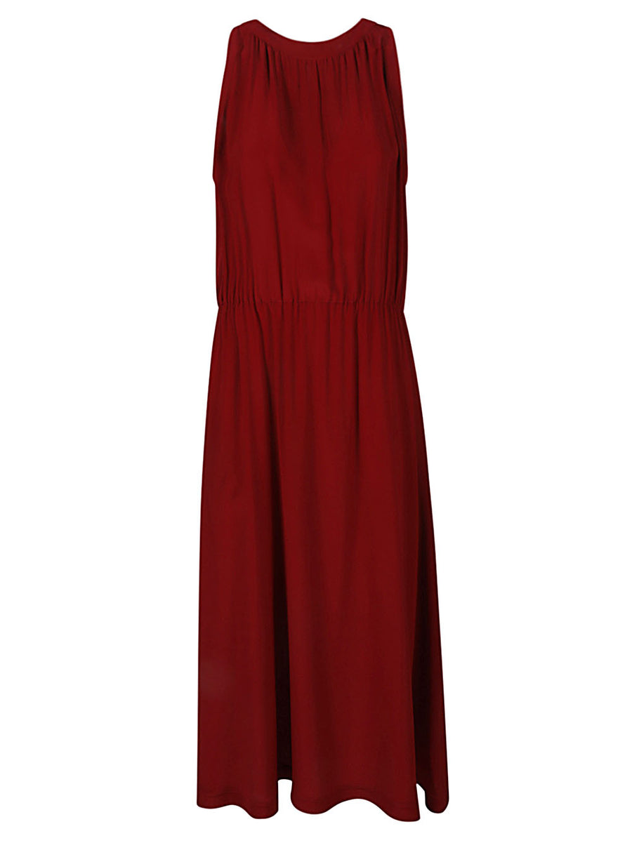 Crida Silk Midi Dress For Women Luxury Day To Night