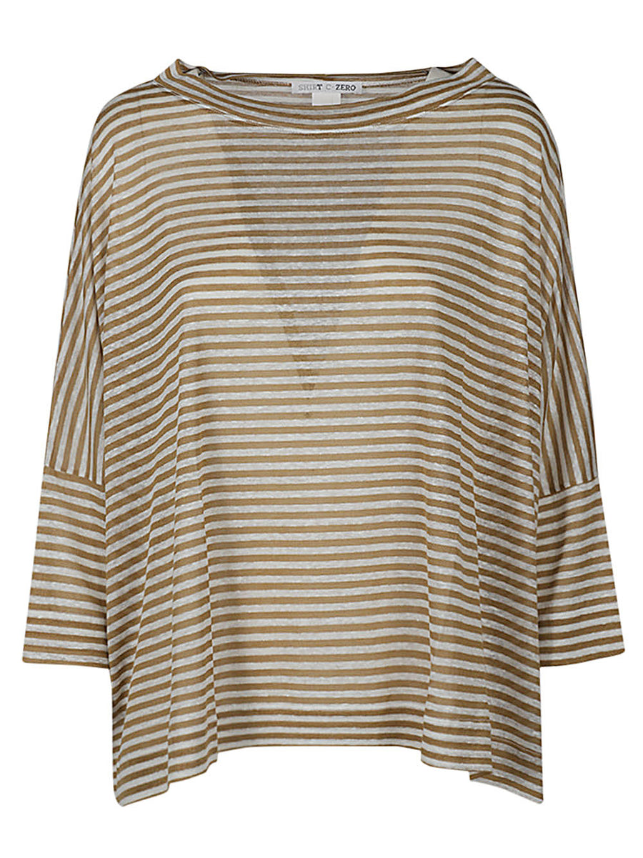 CZero Shirt Linen Striped Top For Women Lightweight Refined Style Breathable Linen Blend Everyday Wear