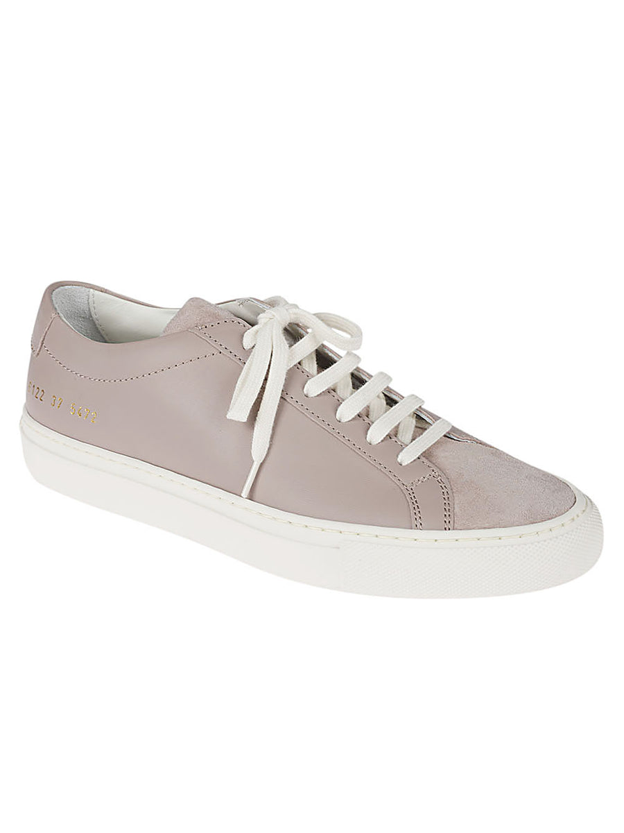 Common Projects Achilles Sneakers Women Dark Grey Leather Platform 3cm Minimalist Luxury