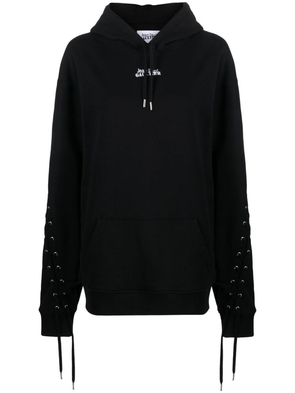 Jean Paul Gaultier Logo cotton hoodie
