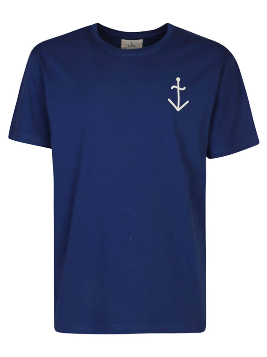 La Paz Logo Organic Cotton Tee For Men Premium Everyday Comfort Soft Breathable Fabric Quality