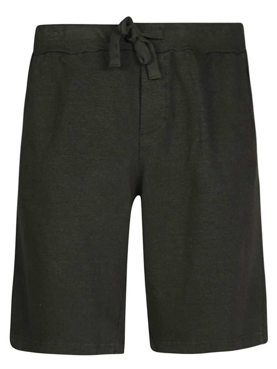 Original Vintage Linen Blend Shorts For Men Breathable Lightweight Green Summer Essential