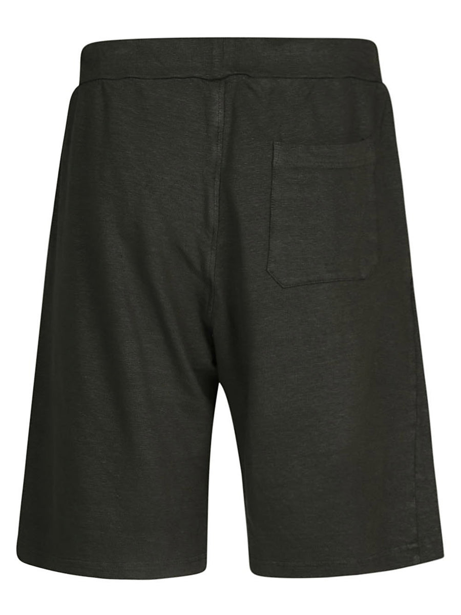 Original Vintage Linen Blend Shorts For Men Breathable Lightweight Green Summer Essential