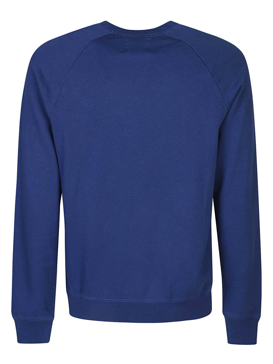 La Paz Organic Cotton Sweatshirt Logo Blue for Men, Everyday Comfort and Sustainable Style