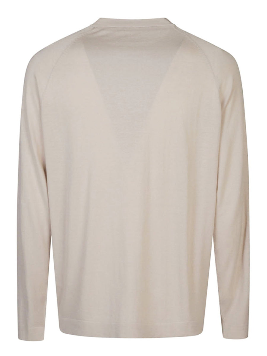 Original Vintage Cotton Silk Blend Sweater For Men Luxurious Versatile Layering Piece