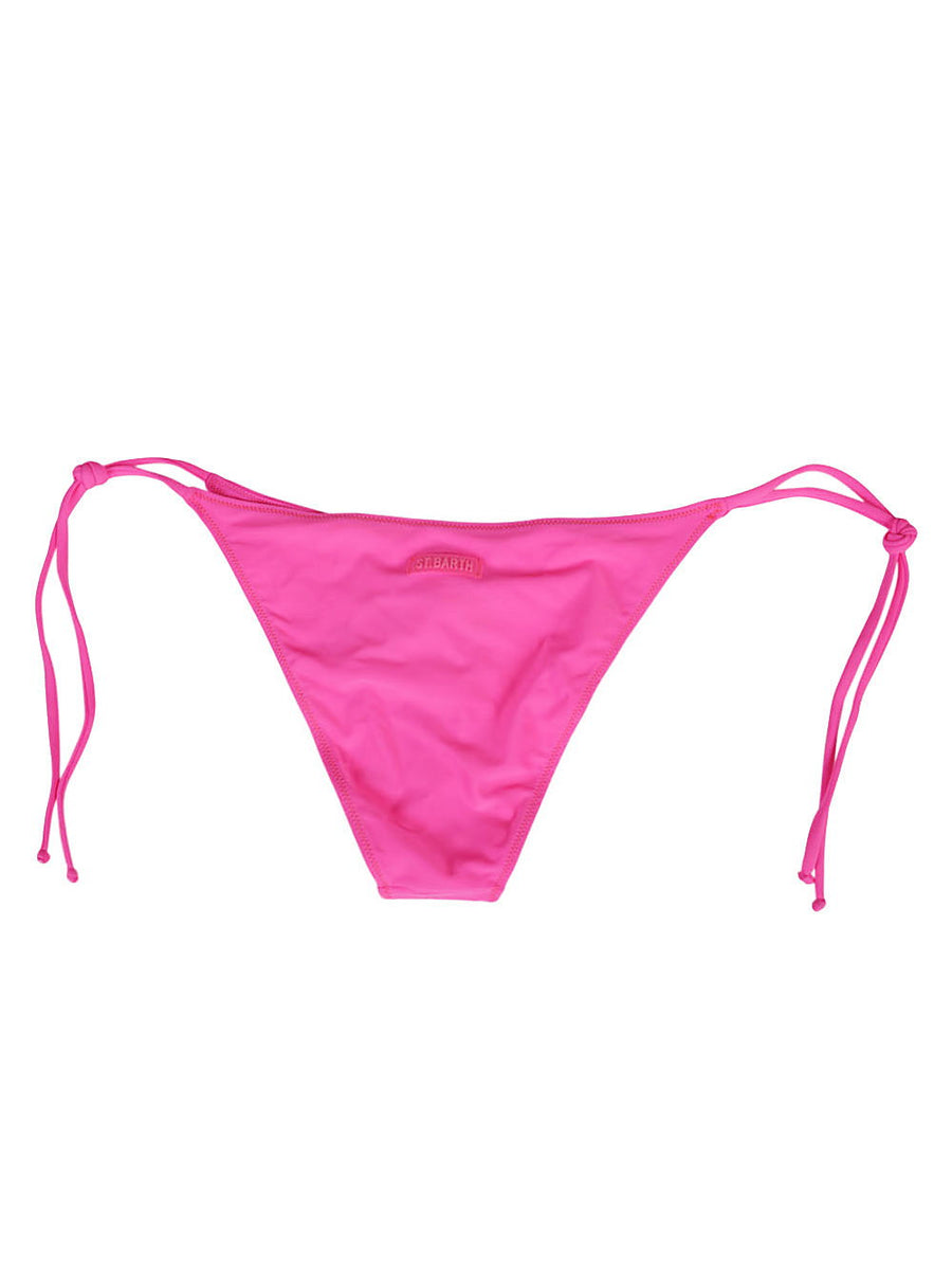 MC2 Saint Barth String Bikini Bottom Pink Premium Fit For Women Lux Beachwear Premium Fabric For Resort Ready Summer