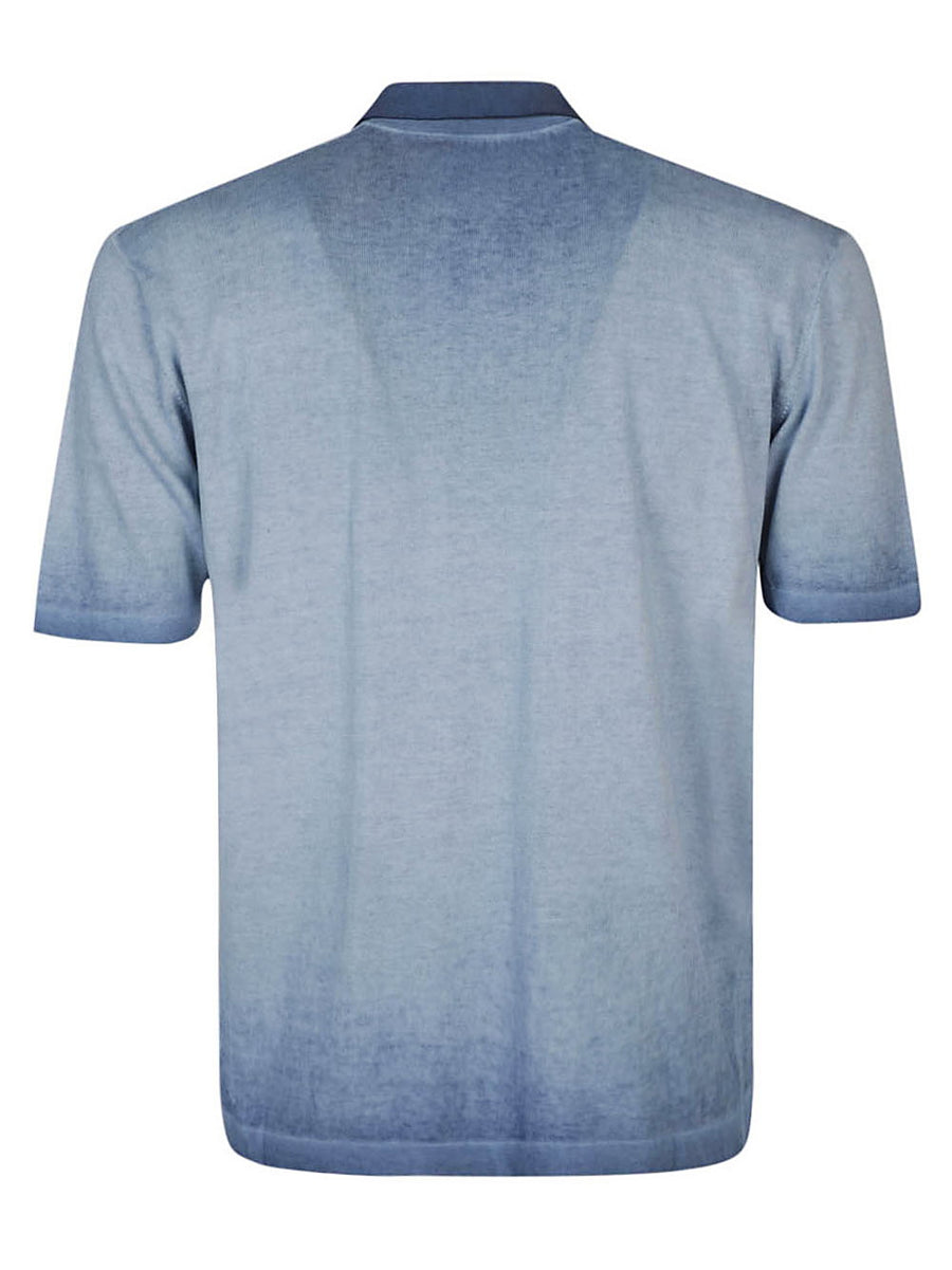 Original Vintage Cotton Polo Shirt For Men Timeless Blue 100% Cotton Standard Fit Wardrobe Essential