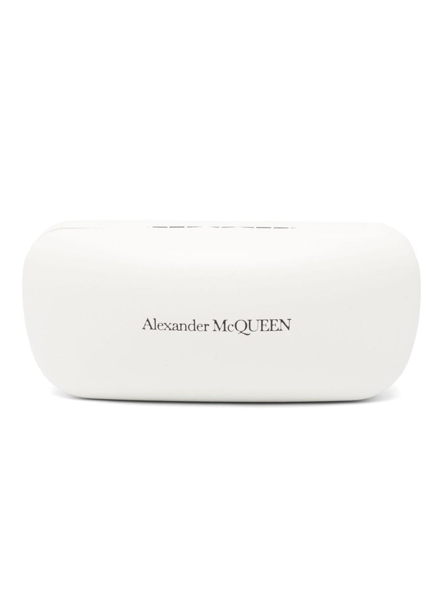 Alexander McQueen Square Sunglasses Brown Tortoiseshell Acetate Frame For Men EyeWear Luxury