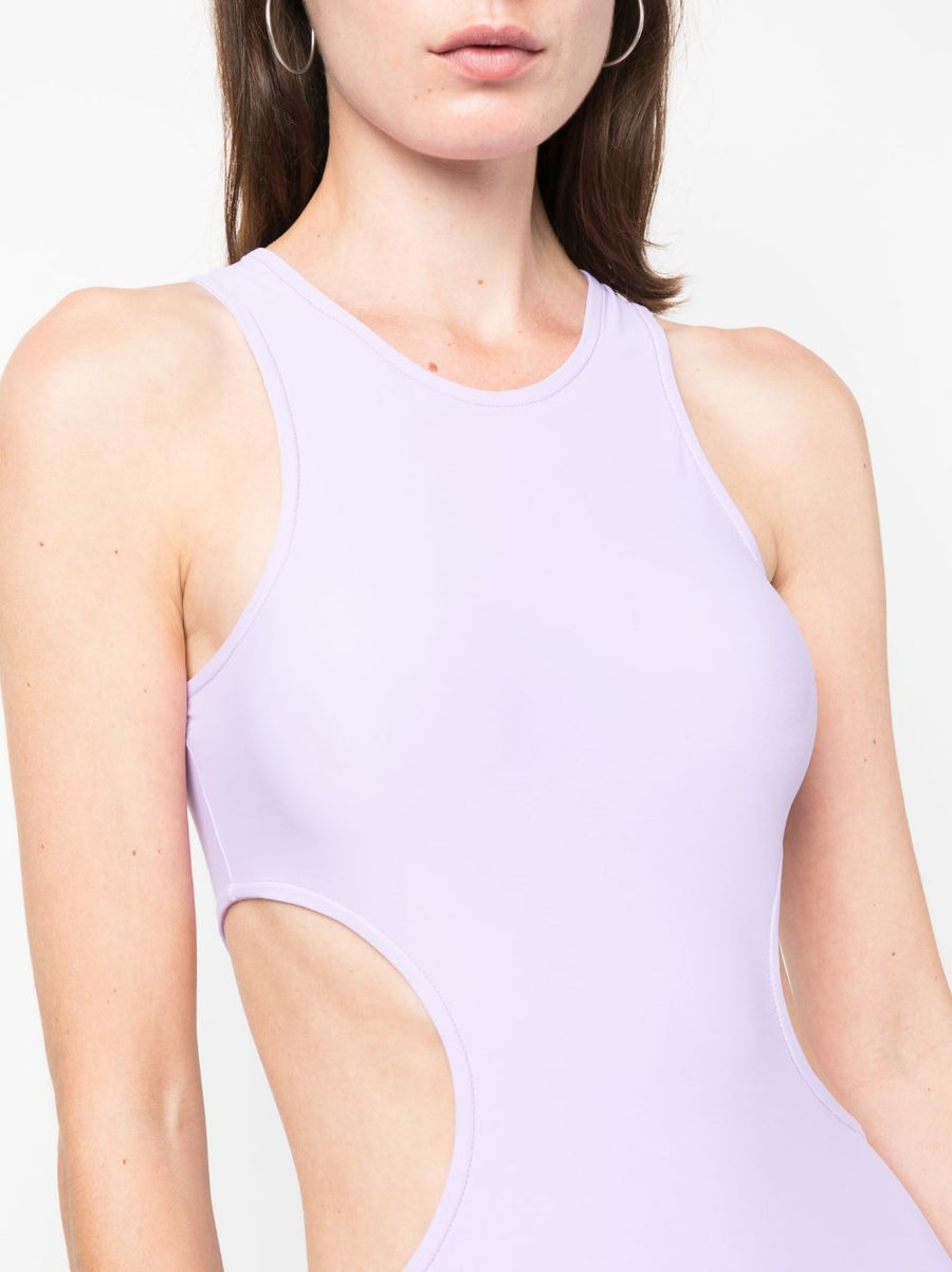Reina Olga Cutout Lilac Mini Dress For Women Summer Party