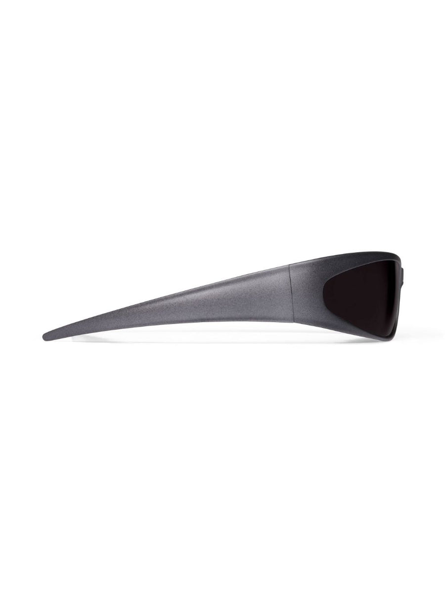 Balenciaga Oval Frame Sunglasses For Women With Premium Metal Frame And Dark Grey Lenses