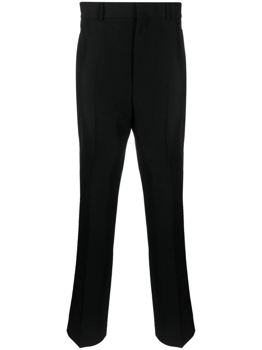 Palm Angels Cotton Track Pants With Off White Stripe Detail For Men Luxury Tailoring Meets Streetwear