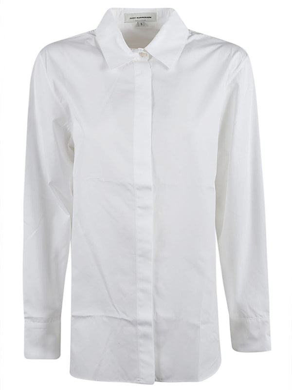 Judy Sanderson Button-down cotton shirt