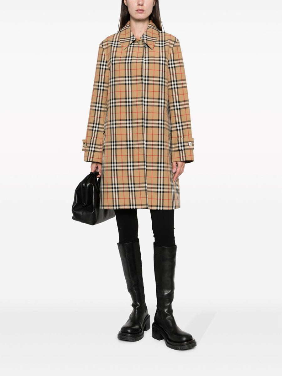 Burberry Plaid Check Jacket for Women Timeless Heritage Inspired Cotton Outerwear Everyday Refinement