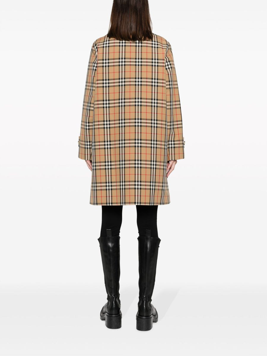 Burberry Plaid Check Jacket for Women Timeless Heritage Inspired Cotton Outerwear Everyday Refinement