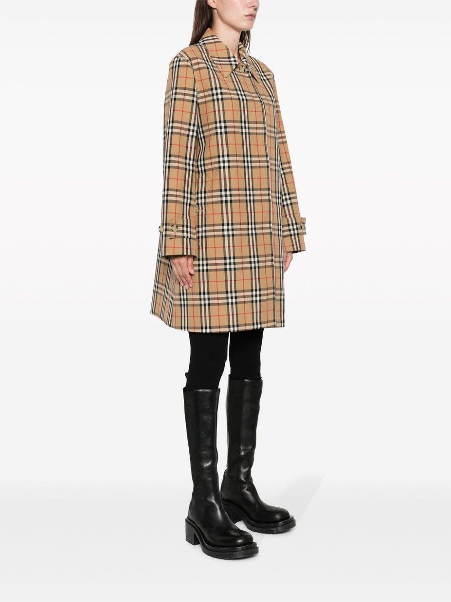 Burberry Plaid Check Jacket for Women Timeless Heritage Inspired Cotton Outerwear Everyday Refinement