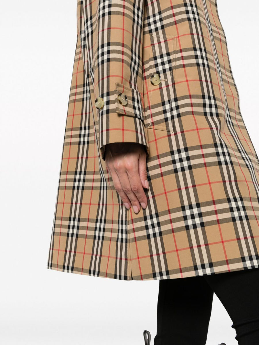 Burberry Plaid Check Jacket for Women Timeless Heritage Inspired Cotton Outerwear Everyday Refinement