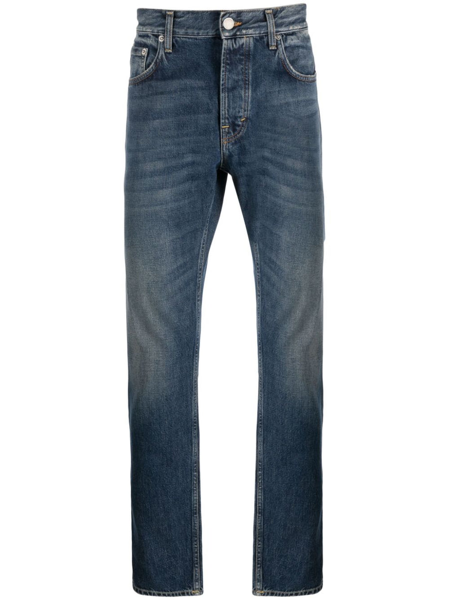Department 5 Premium Slim Fit Denim Jeans For Men With Mid Rise And Skinny Leg Stonewashed