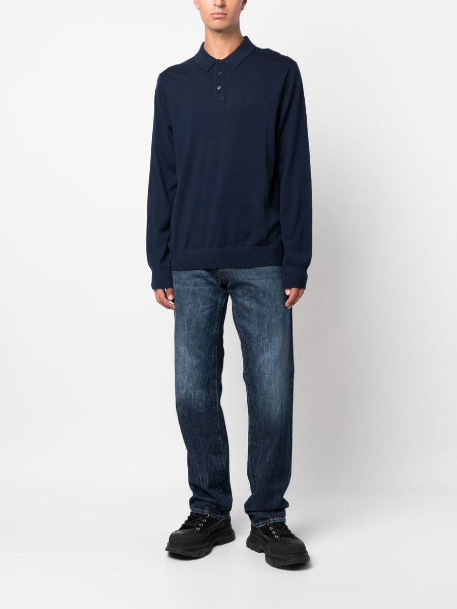 Department 5 Straight Leg Jeans for Men with Stonewashed Finish and Whiskering Premium Everyday Denim