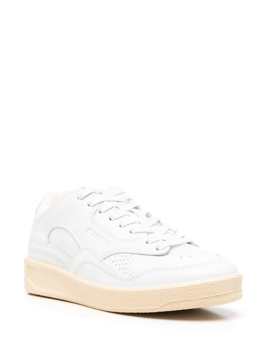 Jil Sander Panelled Low Top Leather Sneakers For Women Luxury Everyday Comfort Premium