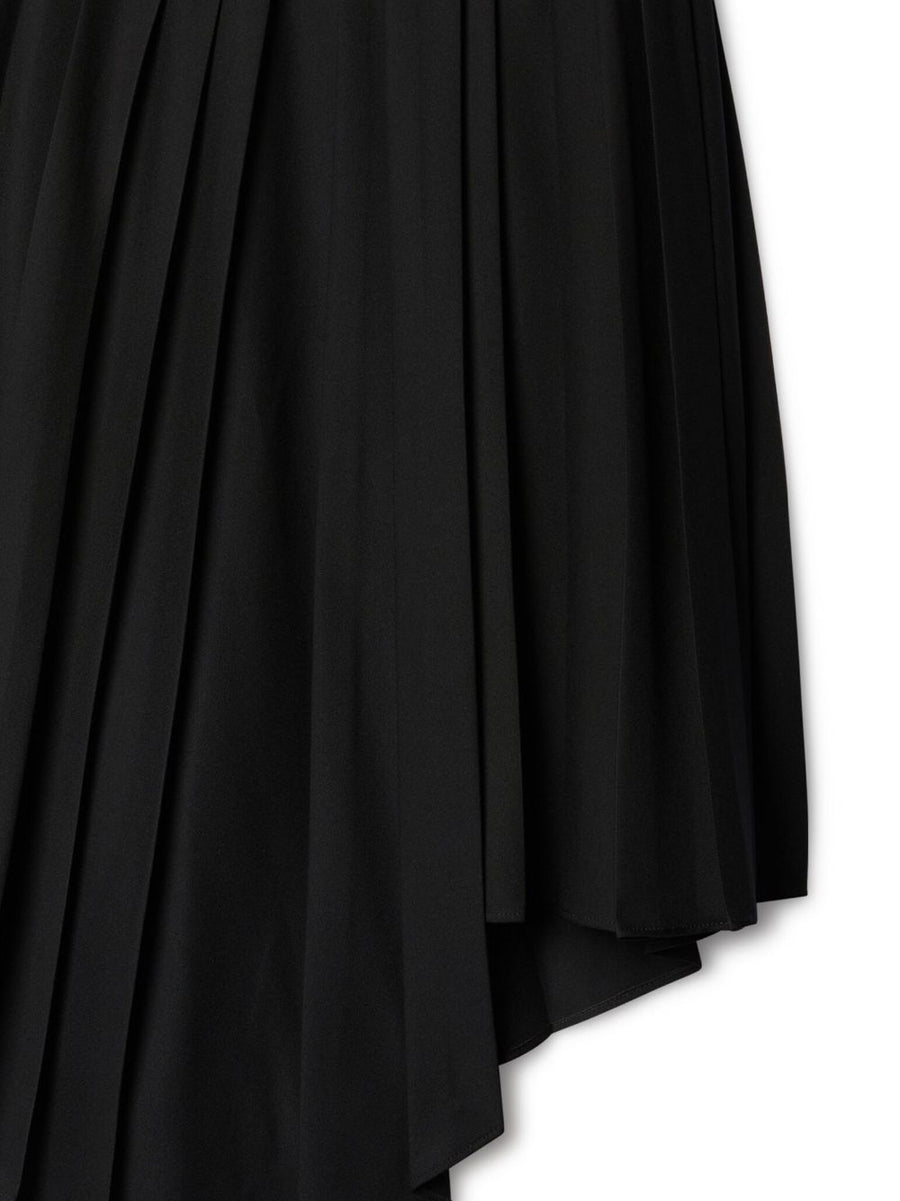 Off-White Tech Drill Belted Pleated Skirt Women Versatile